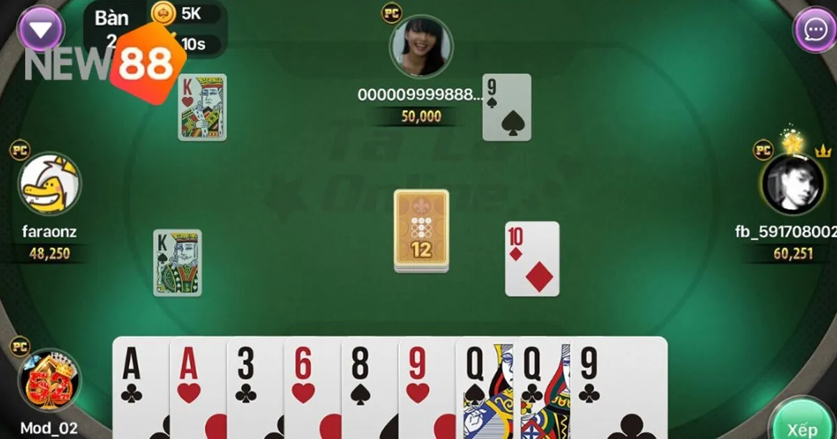 Các kỹ thuật bỏ bài trong game bài tá lả