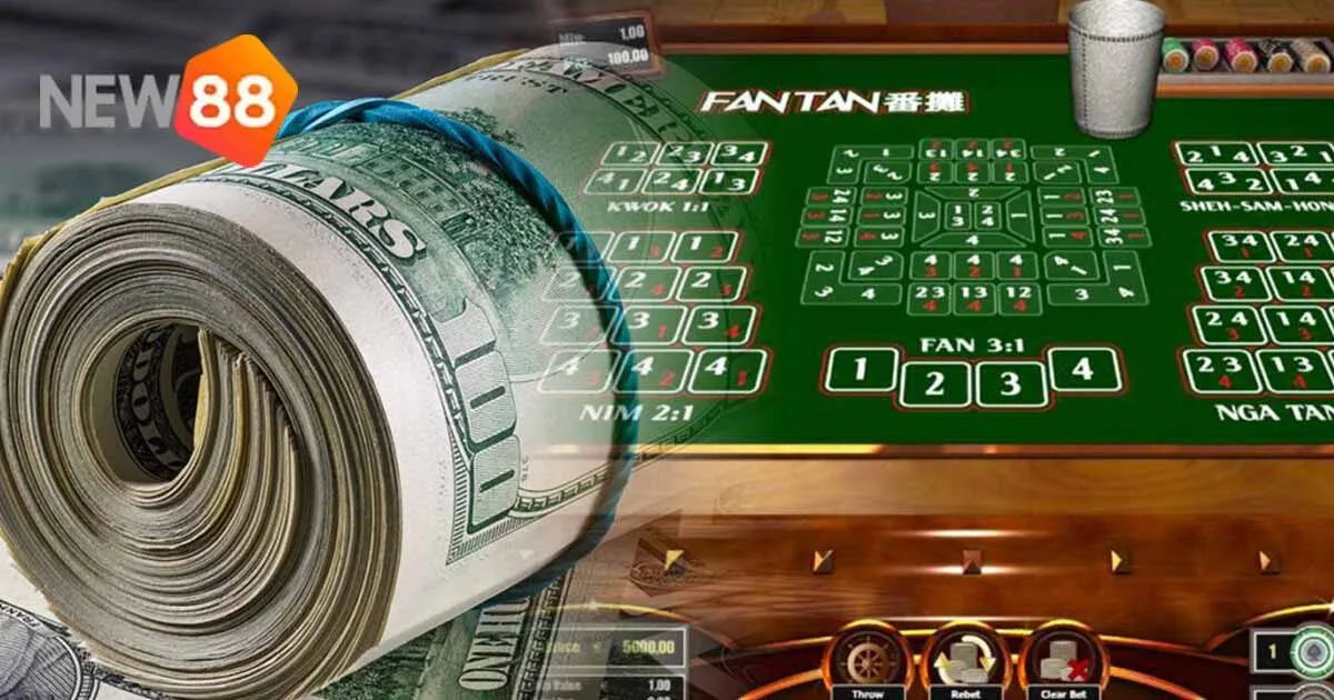Các cửa cược trong game bài Fantan tại nhà cái New88